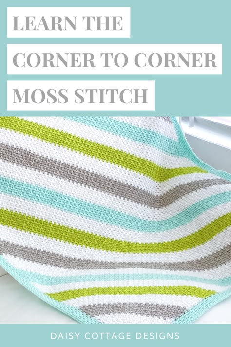 Moss Stitch Crochet Blanket Pattern Free, Corner To Corner Blanket Pattern, Crochet C2c Baby Blanket, C2c Moss Stitch Crochet Pattern Free, Crochet Corner To Corner Pattern Free, C2c Baby Blanket Pattern Free Crochet, Free Crochet Moss Stitch Blanket Patterns, Corner To Corner Baby Blanket Crochet, Crochet Afgans Patterns