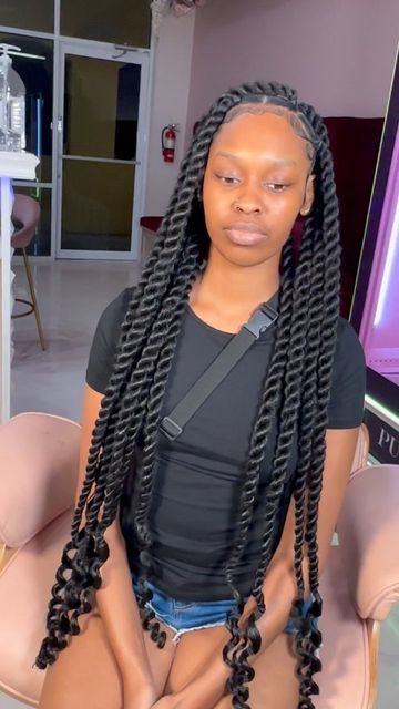 Crochet Curls Hairstyles, Havana Twists, Havana Twist, Big Box Braids Hairstyles, Big Twist, Box Braids Hairstyles For Black Women, Braids Hairstyles Pictures, Cute Box Braids Hairstyles, Twist Braid Hairstyles