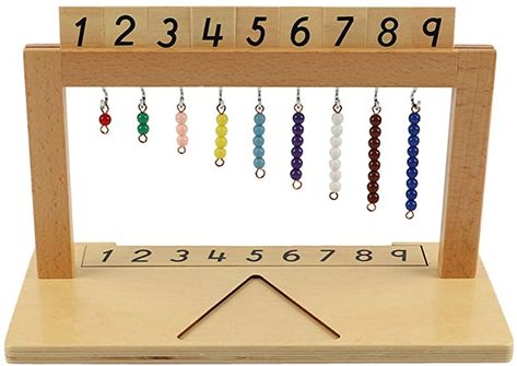 Montessori Color, Math Toys, Math Materials, Montessori Educational Toys, Montessori Math, Montessori Ideas, Bead Bar, Educational Games For Kids, Afterschool Activities