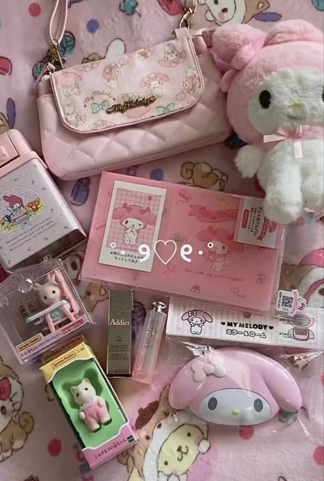 My Melody Collection, My Melody Things, My Melody Merch, My Melody Items, My Melody Stuff, Melody Core, My Melody Aesthetic, My Melody Outfit, Melody Aesthetic