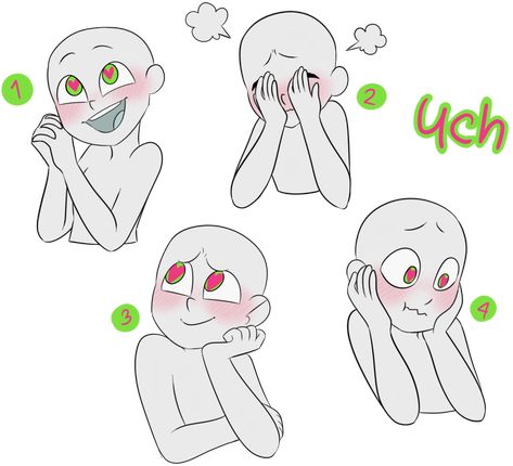 Drawing Face Expressions, Different Poses, Drawing Expressions, 캐릭터 드로잉, Facial Expression, Poses References, Art Base, Art Poses, Drawing Tutorials