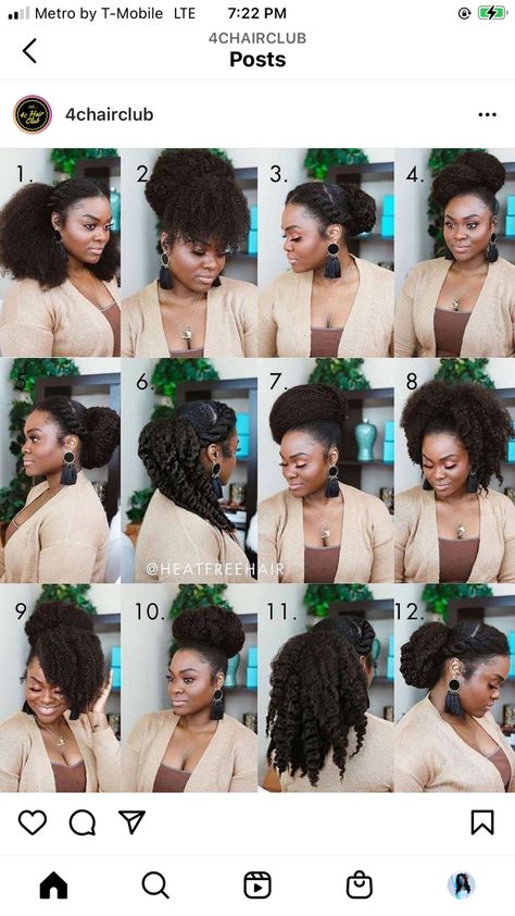 Cabello Afro Natural, Protective Hairstyles For Natural Hair, Natural Hair Twists, Pelo Afro, Hair Twist Styles, Natural Curls Hairstyles, Natural Hair Beauty, 4c Hair, Natural Hair Styles Easy