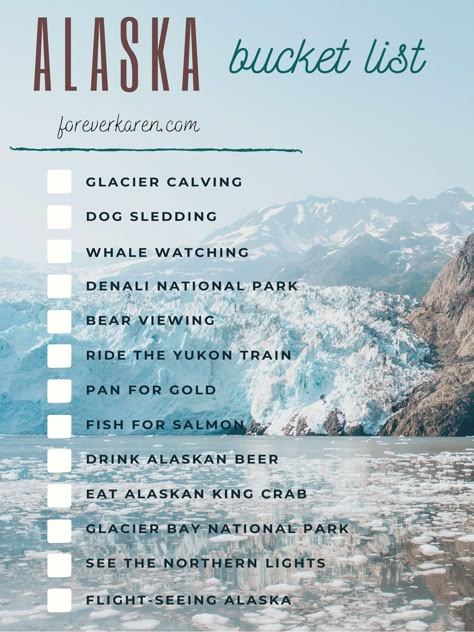 Are you traveling to Alaska this summer? This Alaska bucket list covers all the must-do experiences on your Alaska cruise. #alaska #alaskacruise #whalewatching #dogsledding #glaciers #denalinationalpark Bucket List By State, Alaska Things To Do, Alaska Summer Vacation, Alaska Travel Itinerary, Alaska Travel Photography, Alaska Must See, Anchorage Alaska Things To Do In, Alaska Vacation Ideas, Cruise Bucket List