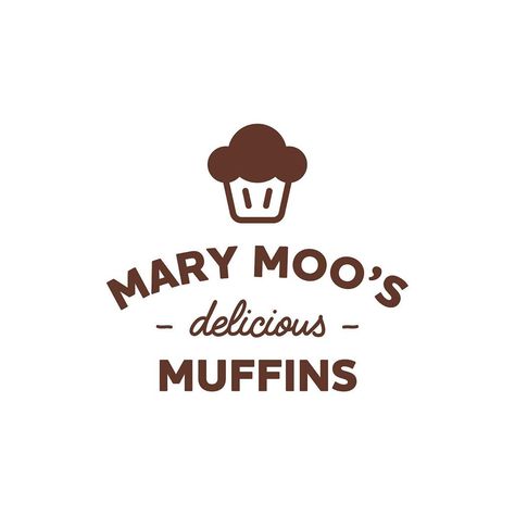 Joseph Lyons | Logo Designer on Instagram: “Logo for the muffin company called ‘Mary Moos delicious muffins’. How much do you love muffins? #brand #logo #identity #logomark #mark…” Muffin Logo, Cupcake Branding, Delicious Muffins, Cupcake Logo, Logo Identity, Logo Idea, Vintage Cafe, Instagram Logo, Logo Designer