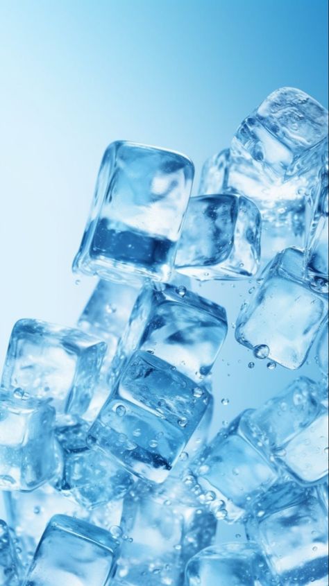 Instagram Template/ Wallpaper Wallpaper Background Blue, Nature Phone Wallpaper, Ice Wallpaper, Ice Texture, Frozen Water, Water Background, Cold Ice, Ice Water, Background Blue