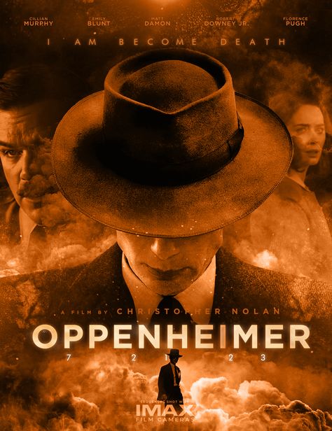 Openhemar Movie, Barbenheimer Poster, Oppenheimer Movie Poster, Film Posters Illustration, Oppenheimer Poster, J Robert Oppenheimer, Robert Oppenheimer, Movie Journal, Film Posters Art