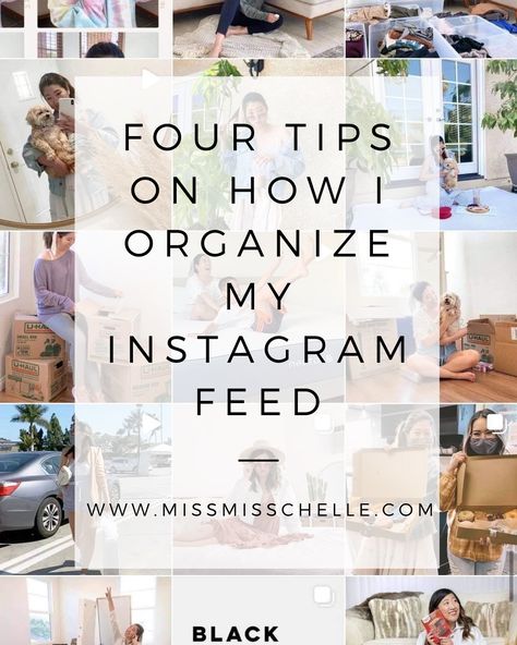 So much has changed on the Instagram platform, so I wanted to keep y’all updated on the latest and greatest tips!  Blog Post Link: http://www.missmisschelle.com/blog/2020/8/27/how-i-organize-my-instagram-feed-august-2020 How To Organize Instagram Posts, How To Organize Photos, Organize Photos, Photo Organization, How To Organize, Instagram Feed, Blog Post, Blog Posts, Instagram Posts