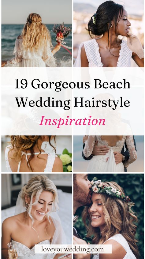 Bridesmaid Hairstyles For Beach Wedding, Bridesmaid Hairstyle Beach Wedding, Beach Wedding Bridal Dress, Beach Wave Wedding Hair Medium Length, Destination Wedding Bridesmaid Hair, Bridal Hairstyles For Beach Wedding, Beach Wedding Hairstyles Brunette, Bridal Hairstyles Beach Wedding, Wedding Hair Beach Waves Brides