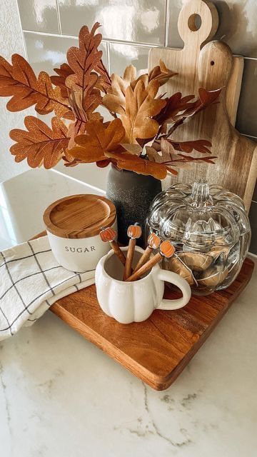 Fall Sectional Decor, Boho Fall Kitchen Decor, Cozy Fall Aesthetic Decor, Small Space Fall Decor, Fall Aesthetic Decorations, Fall Aesthetic Home Decor, Fall 2023 Home Decor, Kitchen Counter Fall Decor, Fall Home Decor 2023