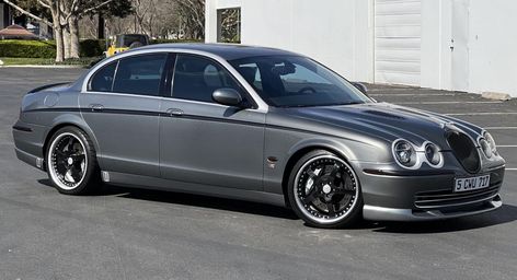 Any Love For A Modded Jaguar S-Type R With A Supercharged V8? | Carscoops Jaguar S Type R, S Type Jaguar, Mercedes E55, Jaguar X Type, Caterham Seven, Lego Technic Sets, E55 Amg, Jaguar Cars, Hummer Cars