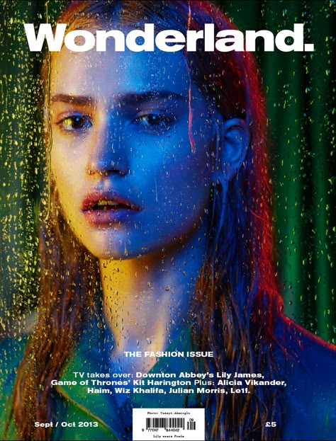 Julian Morris, Magazine Cover Ideas, Wonderland Magazine, Rhapsody In Blue, Photo Hacks, Fashion Cover, Lily James, Photography Magazine Cover, Beauty Shoot