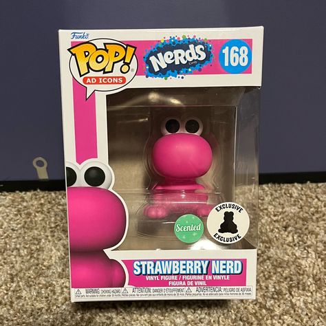 Perfect Condition - Strawberry Nerds Funko Pop Figure. Kept In And Comes With Hard Protector Box. Cute Funko Pops, Funko Pop List, Funko Pop Box, Best Funko Pop, Игрушки Funko Pop, Funko Pop Display, Funko Pop Exclusives, Hello Kitty Printables, Funko Pop Dolls