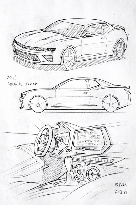 A Glimpse into Opulence: The World's Finest Cars Camero Drawings, Car Drawing Perspective, Anime Car Drawing, Cars Drawing Reference, Chevrolet Camaro Drawing, Camaro Sketch, Car In Perspective, Car Drawing Reference, Car Sketch Simple