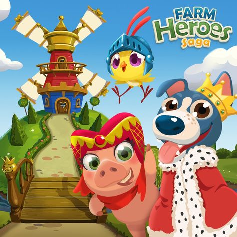 Farm Heroes Saga (@farmheroessaga) | Twitter Farm Heroes, Disney Characters, Disney, Fictional Characters, Art