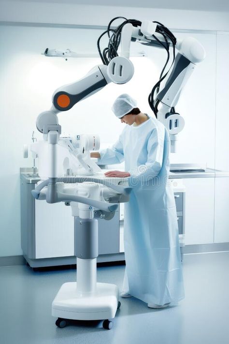 Medical robot in action, Generative AI stock photos Medical Operation, Medical Robots, Robot Wallpaper, Educational Robots, Medical Aesthetic, Medical Field, Vector Illustrations, Surgery, Stock Illustration