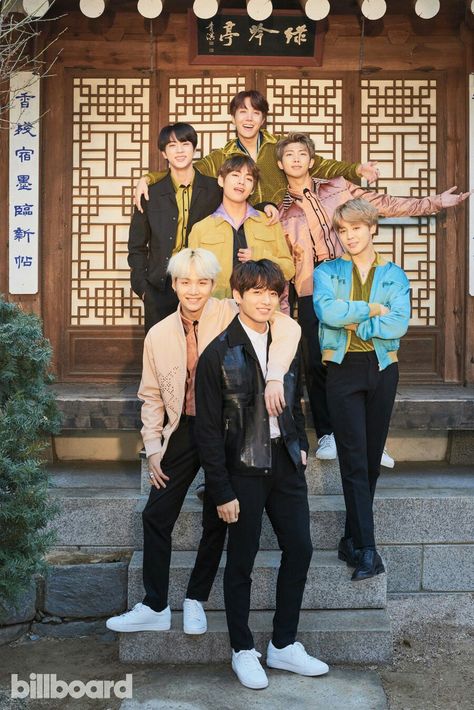 BTS: Photos From the Billboard Cover Shoot BTS In the latest issue of Billboard, BTS -- at home in Seoul -- talk about their fans, future and social change. Read the Billboard BTS cover story here. [BTS photographed on Jan. 19, 2018 at Korea House in Seoul.] Young Men, Bts