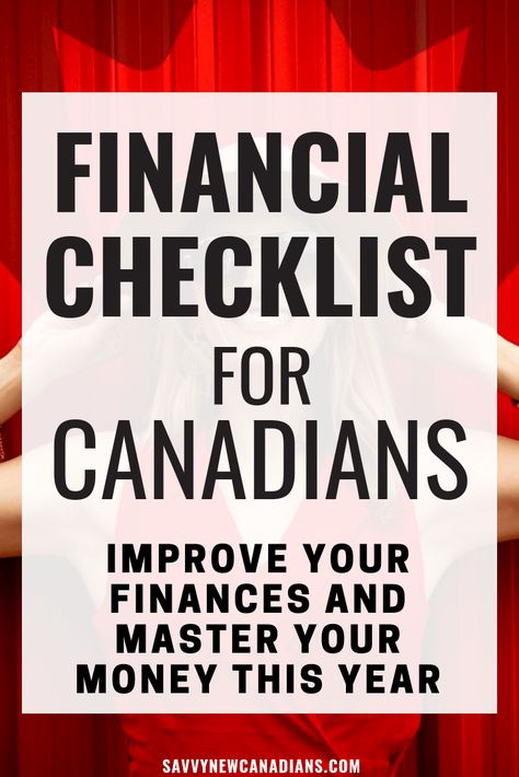 Financial Checklist For Canadians in 2021 Canadian Investing, Canadian Finance, Family Financial Planning, Financial Checklist, Money Management Activities, Canadian Money, Retirement Advice, Money Rich, Personal Finances