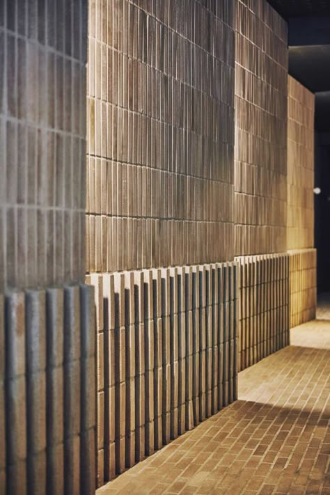 Brick Bonds, Australian Interior Design, Texture Wall, Interior Design Awards, Brick Architecture, Finishing Materials, Brick Patterns, Wall Finishes, Materials And Textures