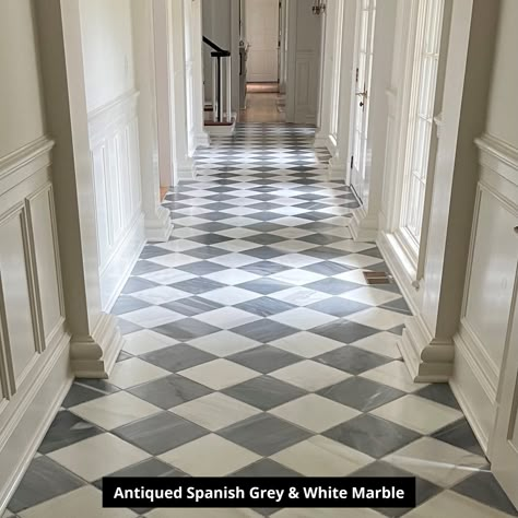 Grey White Marble Floor, Marble Hallway Floor, Grey And White Marble Checkered Floor, Grey Checkered Floor, Grey And White Checkerboard Floor, Checked Tile Floor, Grey And White Marble Floor, Checkerboard Hallway, Grey And White Checkered Floor