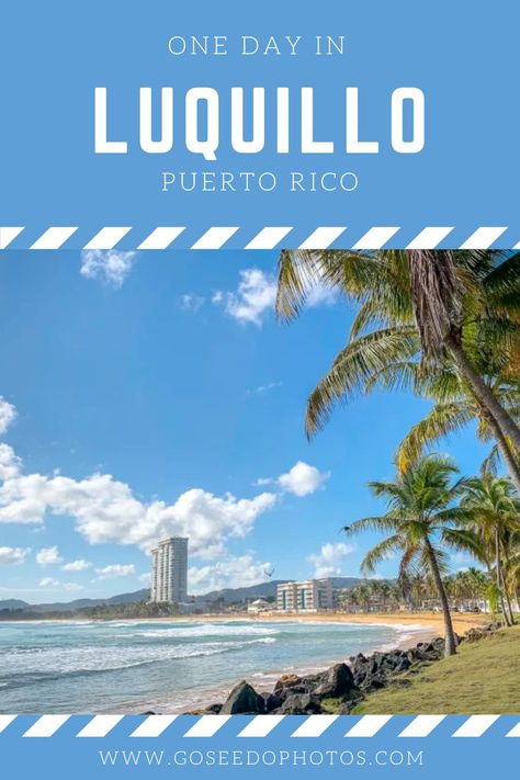 Luquillo Puerto Rico, El Yunque National Forest, Travel Log, National Forest, Beautiful Beaches, Puerto Rico, One Day, Travel Tips, Places To Visit