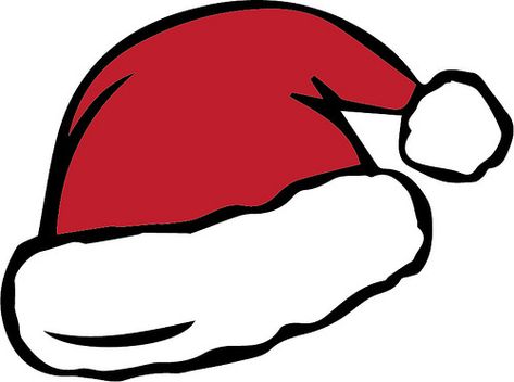 Free Santa Hat Svg, Santa Hat Svg Free Cricut, Santa Hat Svg Free, Santa Hat Template, Santa Hat Painting, Santa Hat Clipart, Santa Hat Svg, Christmas Hats, Christmas Tee Shirts