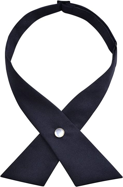 Solid Criss-cross Bow Ties for School Uniform Pre Tied Bowties, Dark Navy at Amazon Men’s Clothing store Suspenders Set, Crossbow, Cross Designs, Bow Ties, Fun To Be One, Pocket Square, Criss Cross, Bow Tie, Women Girl