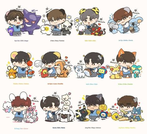 Hoonsuk Fanart, Treasure Cartoon, Treasure Fanart, Treasure Yg Member, Haruto Watanabe, Chibi Fanart, Treasure Wallpaper, Treasure Planet, Treasure Maps