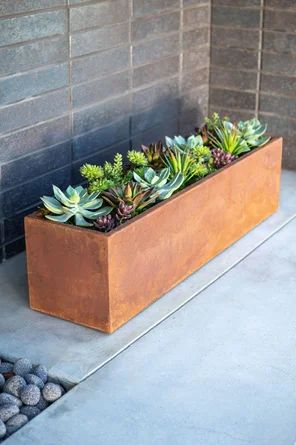 Corten Steel Garden, Corten Steel Planters, Plant Window, Metal Planter Boxes, Window Planter Boxes, Steel Planters, Indoor Outdoor Planter, Steel Flowers, Metal Planters