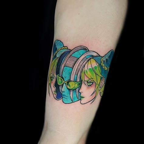 Jolyne Cujoh Tattoo, Jolyne Kujo Tattoo, Jolyne Tattoo, Jjba Tattoo, Entropy Tattoo, Jojo Part 6, Jojo Tattoo, Overwatch Tattoo, Aesthetic Candy