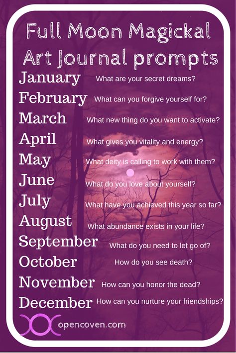 Wiccan Journal Prompts, Witchcraft Journal Prompts, Witchy Journal Prompts, Full Moon Magick, Full Moon Spells, Cosmic Witch, Magick Art, Moon Spells, Dna Code