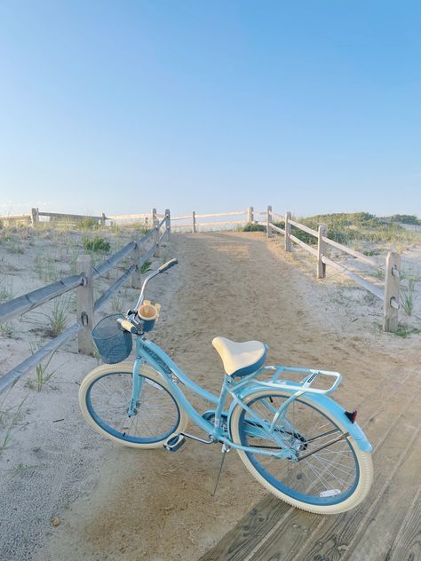 Blue Aesthetic Coastal, Coastal Aethstetic, Coastal Summer, Don Pedro, Hamptons Summer, Beach Bike, Coastal Life, Blue Beach, Coastal Blue