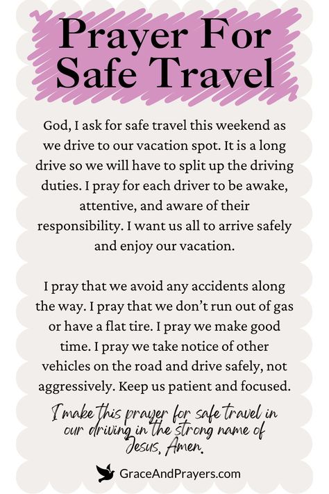 Prayer For Safe Travel, Safety Prayer, Psalm Magic, Better Relationship With God, Safe Travels Prayer, Prayer For Safety, Body Improvement, Praying For Others, Types Of Prayer