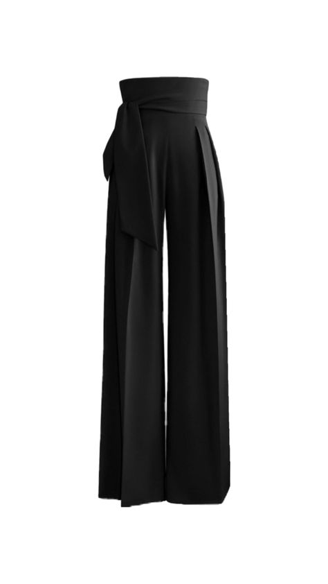 Palazzo Trouser And Top, High Waisted Palazzo Pants, Black Palazzo Pants, Elegant Pant, 50 Pounds, Modest Fashion Outfits, Pants Design, Suit Pants, High Waisted Trousers