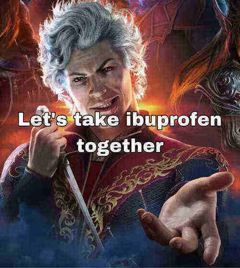 Let's Take Ibuprofen Together, Shadowheart And Astarion, Bg3 Pfp, Astarion Icon, Bg3 Funny, Astarion Pfp, Astarion Wallpaper, Pale Elf, Internet Games