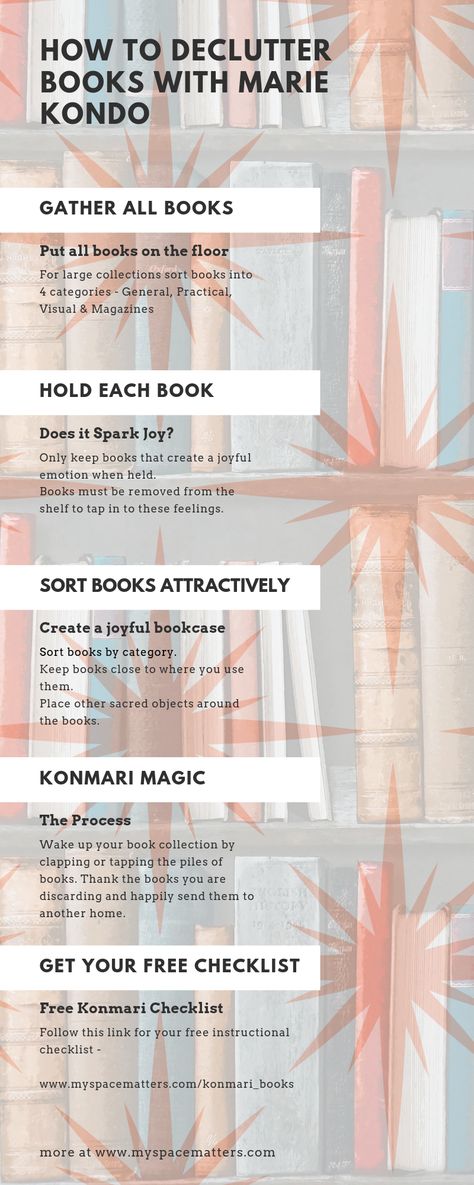 Konmari Books, Konmari Method Organizing, Konmari Checklist, Declutter Books, Professional Organizer Business, Organizing Business, Declutter Checklist, Professional Organizing, Simple Questions