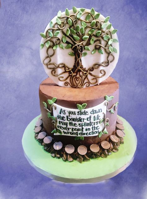 Family Tree Cake Ideas, Tree Of Life Cake, Family Reunion Cakes Design, Reunion Cake Ideas, Celtic Cake, Family Reunion Cakes, Family Tree Cakes, Wiccan Wedding, Bible Cake