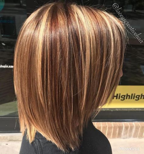 Medium Multi Colored Hair Partial Vs Full Highlights, Foil Hair Color, Partial Blonde Highlights, Warm Brown Hair Color, Chunky Blonde Highlights, Wedge Hairstyles, Full Highlights, Dark Hair With Highlights, Brown Hair With Blonde Highlights