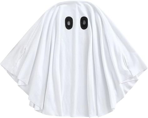 Amazon.com: Ayalinggo Toddler Ghost Costume Child Kids Halloween Poncho Boo Outfit White Sheet Cloak Cape Cosplay Performance Clothes (A Sheet Ghost,7-9 Years) : Clothing, Shoes & Jewelry Toddler Ghost Costume, Sheet Ghost, Ghost Costume, White Sheet, Baby Words, Toddler Halloween Costumes, Outfit White, Toddler Costumes, Boy Costumes