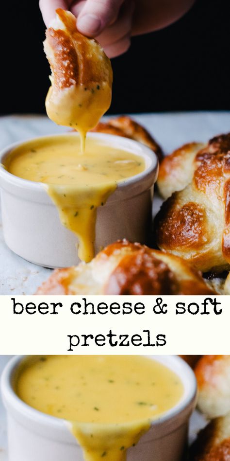 Skillet Beer Cheese Dip With Pretzel Bites, Soft Pretzel And Beer Cheese Dip, Homemade Pretzels And Beer Cheese, Soft Pretzels With Beer Cheese Dip, Pretzels With Cheese Dip, Beer Cheese Pretzels, Pretzels With Beer Cheese Dip, Pretzel And Beer Cheese Recipe, Beer And Cheese Dip