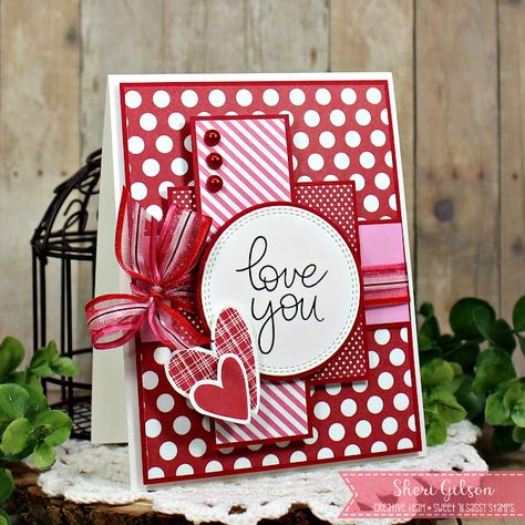 Valentine Cards To Make, Valentines Day Craft, Stampin Up Valentine Cards, Valentines Day Cards Handmade, Valentine Love Cards, Valentine Cards Handmade, Cute Birthday Cards, Cute Birthday, Stamp Art