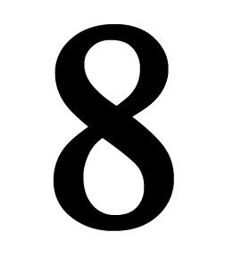 Iron House Numbers, House Letters, Number Eight, Braided Hair Tutorial, Metal House Numbers, Monthly Baby Photos, Metal House, Diy Sewing Pattern, Number 8