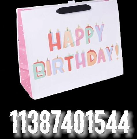 Happy Birthday Bloxburg Codes, Happy Birthday Decals Bloxburg, Bloxburg Birthday Party Ideas, Bloxburg Food Decals, Bloxburg Decals Codes Aesthetic, Preppy Decal, Fit Aesthetic, Pic Code, Decals Codes