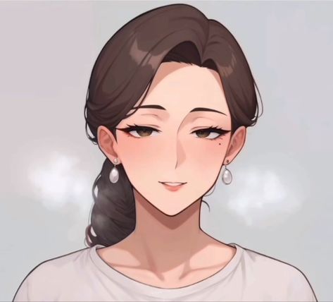 Mom Character Art, Hen Anime, Mom Characters, Gangsta Anime, Mom Art, Anime Family, Anime Child, Cute Anime Profile Pictures, Female Character Design