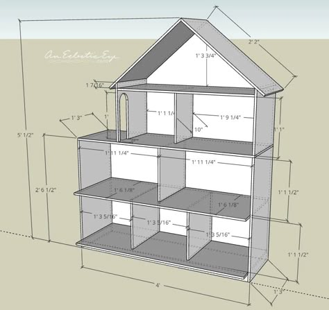 DIY Barbie Dollhouse Barbie Size Dollhouse, Dollhouse Floor Plans, Free Dollhouse Plans, Wooden Doll House Diy, Cardboard Dollhouse Diy Templates, Barbie Doll House Ideas, Diy Barbie House Cardboard, Barbie Doll Furniture Diy, Dollhouse Blueprints