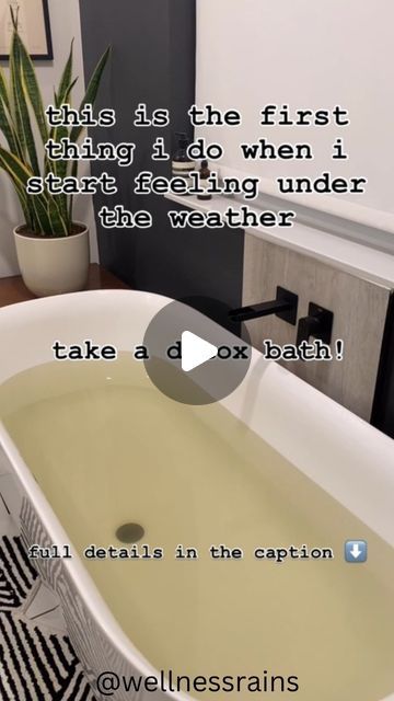 courtney | holistic motherhood made simple on Instagram: "DETOX BATH 🛁

full details below, but COMMENT “DETOX” + i’ll send the recipe straight to you! 🙌🏻

i recently shared my detox bath for kids and everyone was asking for the adult version, so here you go:

YOU NEED

* 2 c epsom salt
* 1/4 c baking soda
* 1 c apple cider vinegar
* optional: 8 drops essential oil of choice (eucalyptus is a good one to try!)

WHAT TO DO

- start filling the tub with lukewarm water 
- add everything in + mix a bit until dissolved

soak for 20 minutes
make sure to hydrate afterwards

this bath can help:

- eliminate toxins
- reduce pain + inflammation
- with relaxation and sleep
- boost immunity

*not medical advice*

don’t forget to COMMENT “DETOX” to have this recipe sent straight to your inbox 🛁

and Bath Soak For Colds, Sick Bath Soak, Detox Bath For Sickness, Baking Soda Detox Bath, Detox Bath For Kids, Detox Bath For Colds, Cold Sick, Holistic Motherhood, Simple Detox