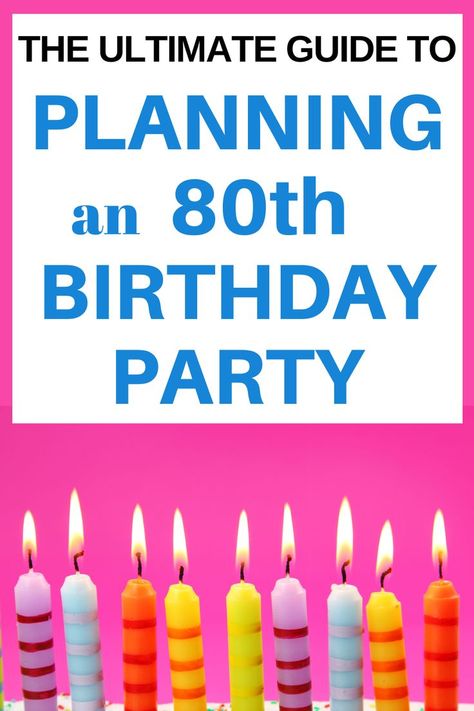 Looking for fabulous 80th birthday party ideas for Mom, Dad or another special senior? Find great tips and tricks - everything you need to know to plan an awesome 80th Birthday Party! 83rd Birthday Party Ideas, 95th Birthday Party Ideas Decoration, 80tj Birthday Party Ideas, 80th Birthday Ideas For Grandma, 80 Year Old Birthday Party Ideas, Surprise 80th Birthday Party Ideas, 80 Th Birthday Party Ideas Dad, 80th Birthday Party Ideas For Grandpa, 80 Birthday Party Ideas For Grandma