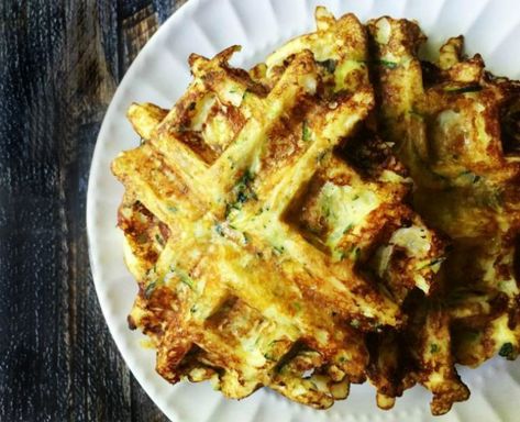 Best Low Carb Recipes on MLC You Must Try! - My Life Cookbook - low carb healthy everyday recipes. Zucchini Waffles, Savory Waffle Recipe, Easy Summer Side Dishes, Low Carb Waffles, Waffle Iron Recipes, Waffle Ingredients, Waffle Maker Recipes, Savory Waffles, Low Carb Zucchini