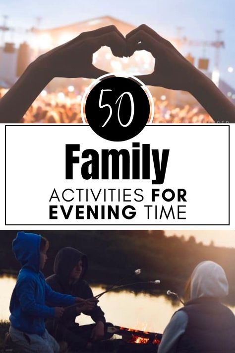 Things To Do At Home As A Family, Evening Family Activities, Indoor Kid Activities, Family Night Ideas, Nurturing Parenting, Family Fun Ideas, Things To Do At Night, Adventure Challenge, Spend Time With Family