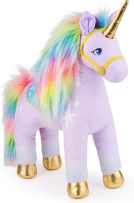 Amazon.com: Unicorn Academy Official Wildstar Plush Toy, Unicorn Stuffed Animal, Unicorn Toys for Girls Ages 1 & Up, Purple, 15” : Toys & Games Magic Markings, Unicorn Academy, Toy Unicorn, Unicorn Stuffed Animal, Unicorn Toys, Kids Gift Guide, Animal Toys, Unicorn Plush, Unicorn Gifts