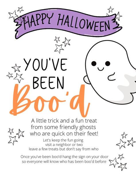 Halloween Youve Been Booed, Boo Your Yard Fundraiser, You’ve Been Boo Ed, You Got Boo'd, I’ve Been Booed Printable Free, Halloween You've Been Booed Ideas, You Got Booed Ideas For Teachers, You’ve Been Booed Classroom, Halloween Boo'd Ideas